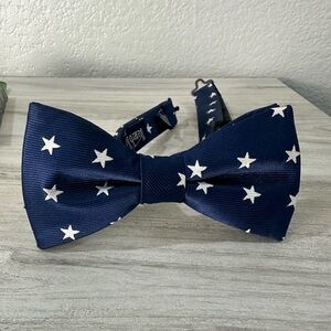 Navy Blue Star Bow Tie